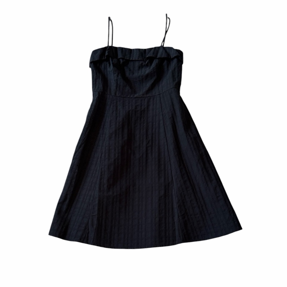 Banana Republic Black Strappy Dress Fit and Flare Size 6 NWT